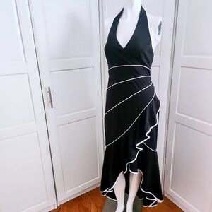 1990s Halter Flamingo DRESS.